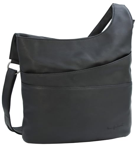 JENNIFER JONES - Damen Umhängetasche mit Reißverschluss - Handtasche in 2 Größen - Crossbody-Bag von J JONES JENNIFER JONES