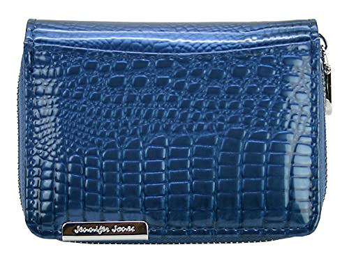 Jennifer Jones Echt-Leder Damen Geldbörse - Modische Croco Glanz Optik - RFID von J JONES JENNIFER JONES