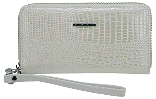 Jennifer Jones Echt-Leder Damen Geldbörse - Modische Croco Glanz Optik - RFID von J JONES JENNIFER JONES