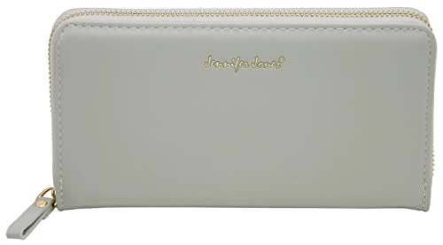 Jennifer Jones - Große Damen Geldbörse - Clutch-Portemonnaie - viele Fächer - Reißverschluss von J JONES JENNIFER JONES