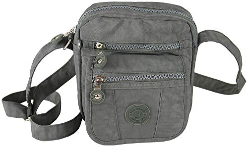 Kleine Handtasche Leichte Schultertasche Bequeme Umhängetasche klein (Grau) von J JONES JENNIFER JONES