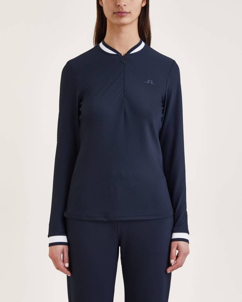 J Lindeberg Sweater Leonora Mid Layer Blå von J Lindeberg
