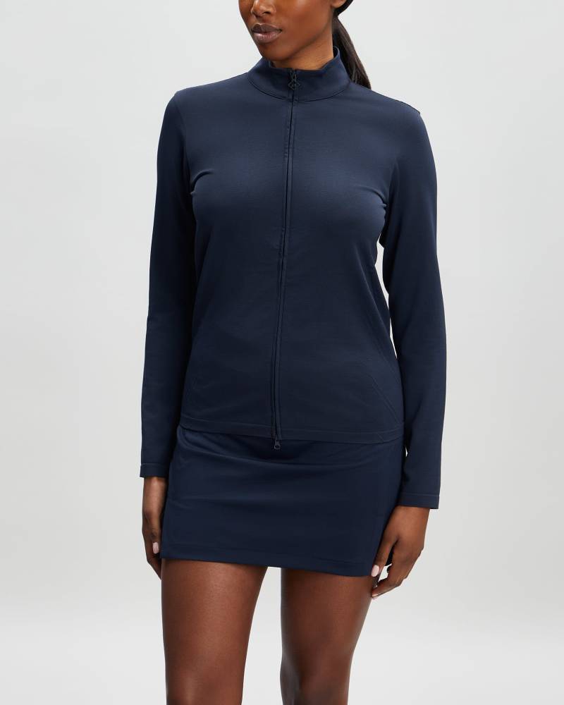 J Lindeberg Top Nancy Seamless Mid Layer Navy von J Lindeberg