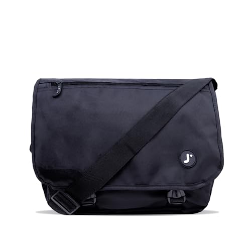 J World New York Terry Messenger Bag Umhängetasche, 15 cm, Mehrfarbig (Black) von J World New York