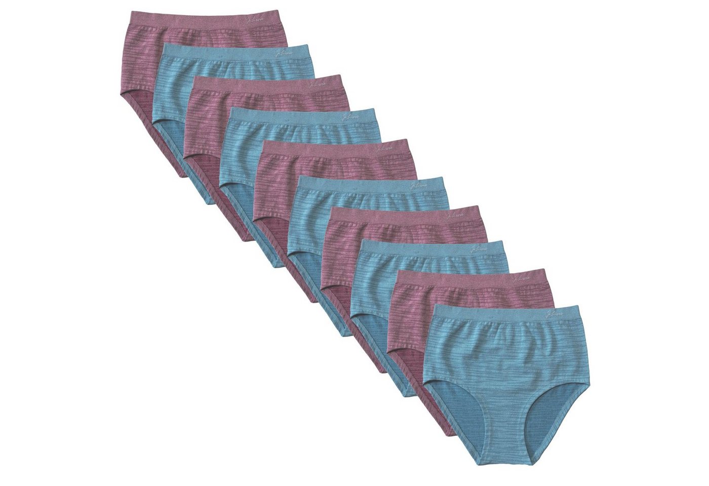 J-line Taillenslip Damen Taillenslips von J-Line im 10er Pack von J-line