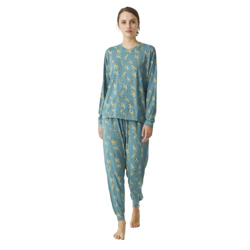 J&J Brothers Langarm-Pyjama JJBDP0600 Damen von J&J Brothers