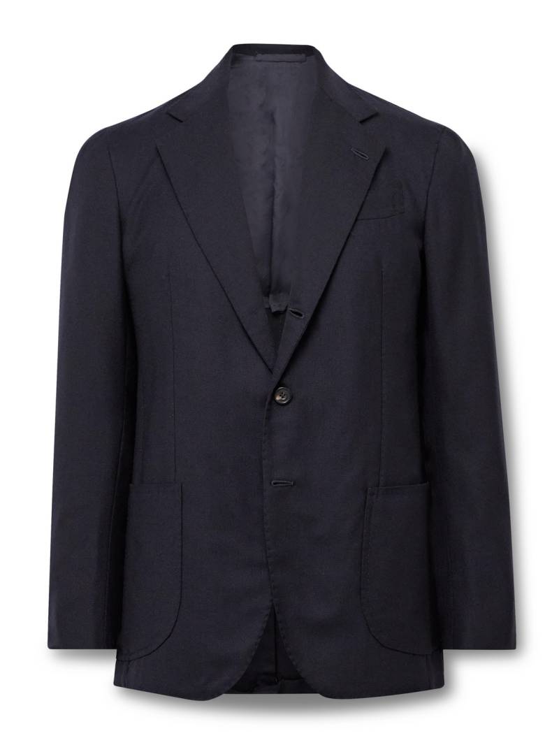 J. Mueser - Waverly Wool-Hopsack Blazer - Men - Blue - IT 50 von J. Mueser