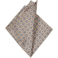 J. Ploenes Gemustertes Einstecktuch aus Seide und Baumwolle von J. Ploenes
