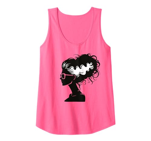 Damen Bride of Frankenstein Silhouette Halloween Kostüm Tank Top Damen Bride of Frankenstein Silhouette Halloween Kostüm Tank Top von J. Walker