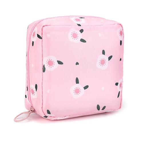 J.B.Y JUST BE YOURSELF Wasserdichte Perioden-Tasche für Geldbörse, Mini-Damenbinden und Tamponhalter, auslaufsichere Reisetasche, 2 Stück, Rosa Blume, 5.1*5.1 Inch, Ohne Flügel J.B.Y JUST BE YOURSELF Wasserdichte Perioden-Tasche für Geldbörse, Mini-Damenbinden und Tamponhalter, auslaufsichere Reisetasche, 2 Stück, Rosa Blume, 5.1*5.1 Inch, Ohne Flügel von J.B.Y JUST BE YOURSELF
