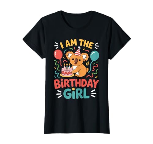I Am The Birthday Girl, niedliches Koala-Design T-Shirt I Am The Birthday Girl, niedliches Koala-Design T-Shirt von J.Bergsonn: Kid’s Birthday Animal-Themed