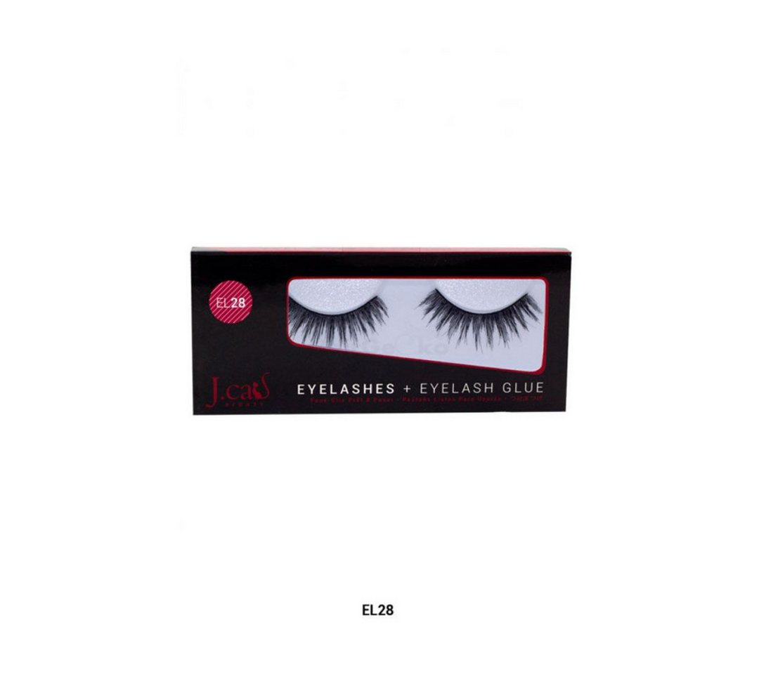 J.Cat Beauty Bandwimpern Eyelashes + Eyelash Glue J.Cat Beauty Bandwimpern Eyelashes + Eyelash Glue von J.Cat Beauty