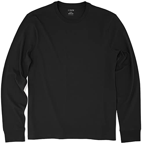 J.Crew Mercantile Herren Langarmshirt Rundhals T-Shirt - Schwarz - Groß von J.Crew Mercantile