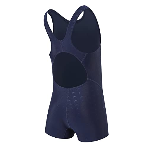 J.E Sterguard Athletic Mädchen Einteiler Badeanzüge Mädchen Badeanzüge Pro zum Üben Schwarz Mädchen Badeanzug Größe 6-16 1880 PS, Marineblau, 128 von J·E Sterguard