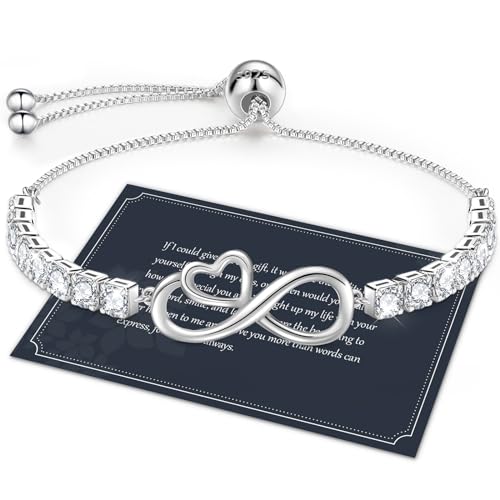 Infinity Armband Damen Armbänder Damen Armband Herz Armband Damen Silber 925 Armband Silber 925 Damen Armband Silber Armband Damen 925 Schmuck Damen Geschenke für Frauen Geschenk für Sie Valentinstag Infinity Armband Damen Armbänder Damen Armband Herz Armband Damen Silber 925 Armband Silber 925 Damen Armband Silber Armband Damen 925 Schmuck Damen Geschenke für Frauen Geschenk für Sie Valentinstag von J.Fée
