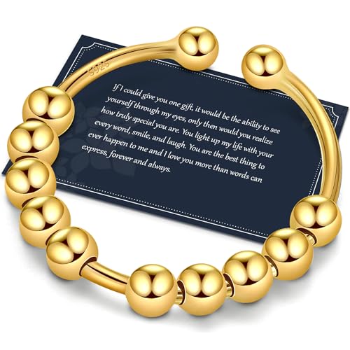J.Fée Anxiety Ring Silber 925 Stress Ring Damen Stressring Silber Ringe 925 Frauen Angstring Silber Anxiety Ringe Verstellbar Ringe Für Frauen von J.Fée