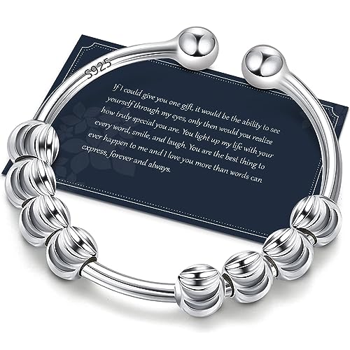 J.Fée Anxiety Ring Silber 925 Stress Ring Damen Stressring Silber Ringe 925 Frauen Angstring Silber Anxiety Ringe Verstellbar Ringe Für Frauen von J.Fée