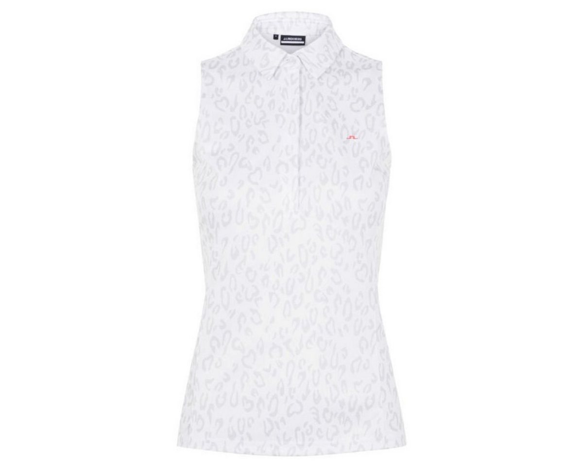 J.LINDEBERG Poloshirt J.Lindeberg Dena Sleeveless Golf Top Print Animal Grey White von J.LINDEBERG