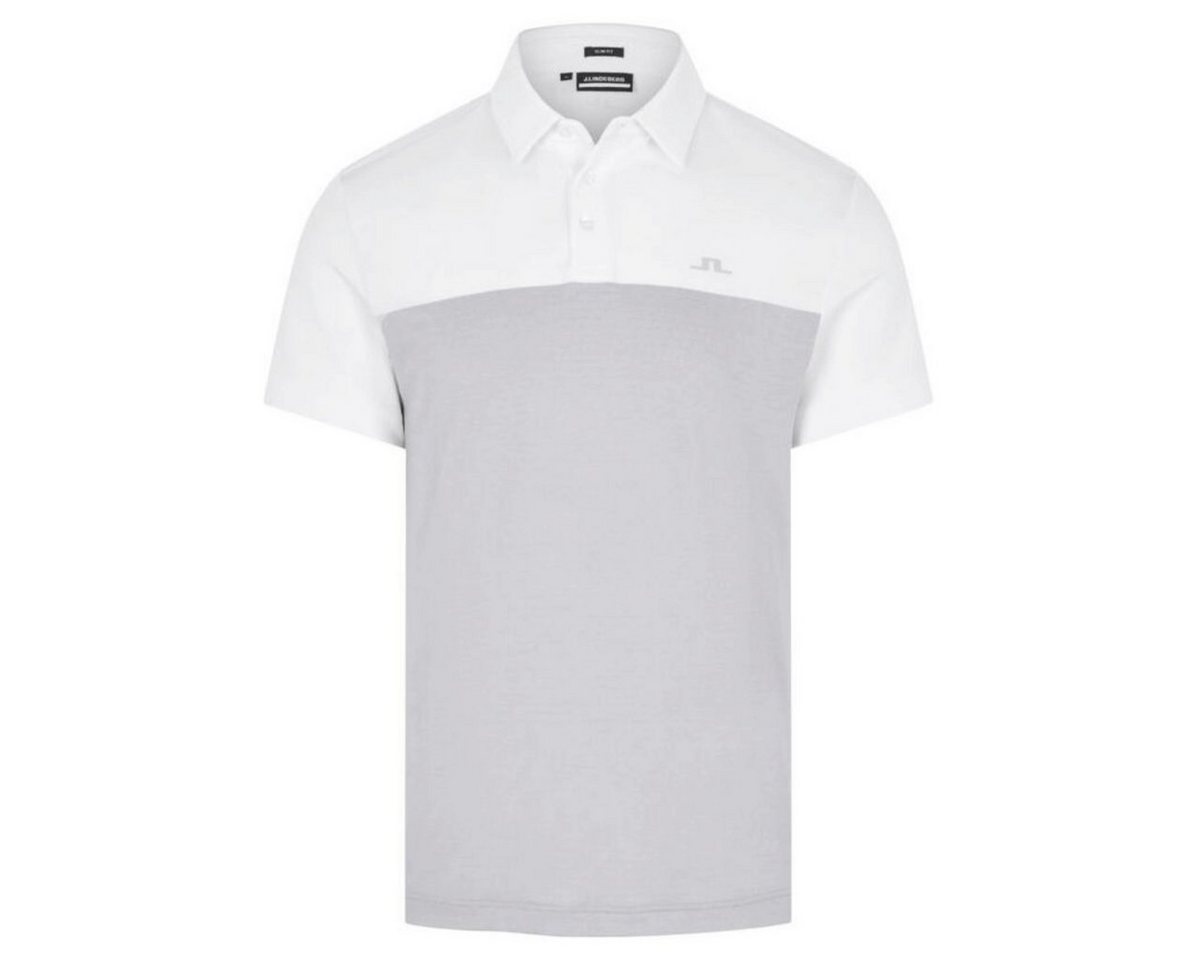 J.LINDEBERG Poloshirt J.Lindeberg Owen Slim Fit Golf Polo Stone Grey von J.LINDEBERG