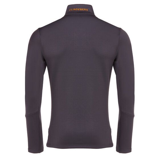 J.Lindeberg Aerial Quarter Zip Stretch Midlayer anthrazit von J.LINDEBERG