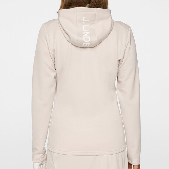 J.Lindeberg Aerialle Zip Hood Stretch Jacke sand von J.LINDEBERG