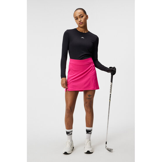 J.Lindeberg Amelie Mid Golf Skirt kurz Skort pink von J.LINDEBERG