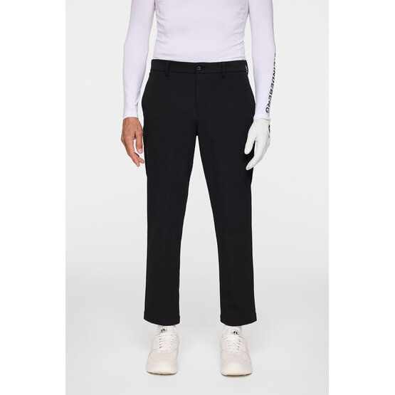 J.Lindeberg Axil Fleece Twill Pant Thermo Hose schwarz von J.LINDEBERG