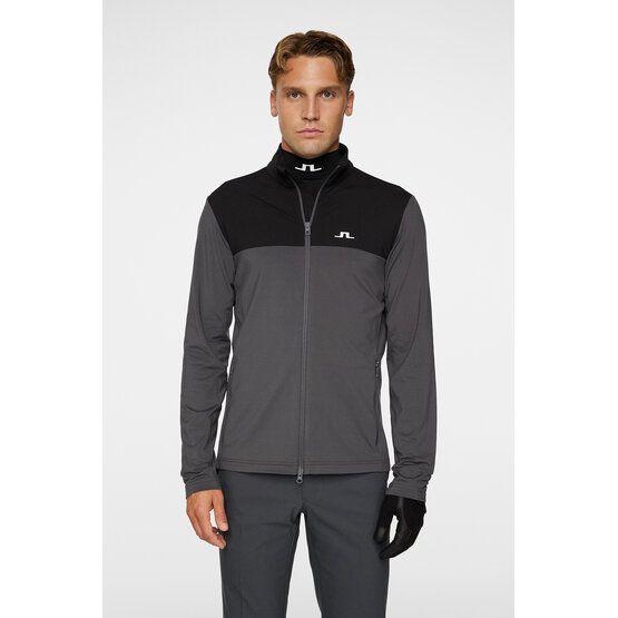 J.Lindeberg Banks Mid Layer Stretch Jacke anthrazit von J.LINDEBERG