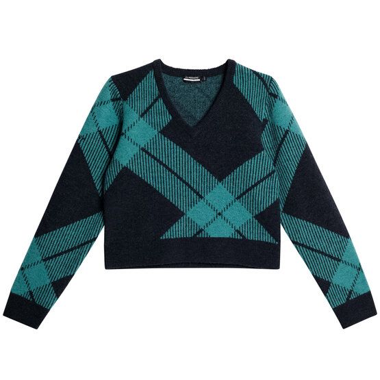 J.Lindeberg Brea Knitted V-Neck Strick Pullover mehrfarbig von J.LINDEBERG