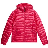 J.Lindeberg Cliff Light Down Hood Daunen Jacke rot von J.LINDEBERG