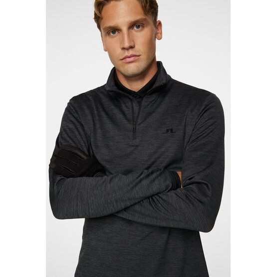 J.Lindeberg Destry Zip Mid Layer schwarz von J.LINDEBERG