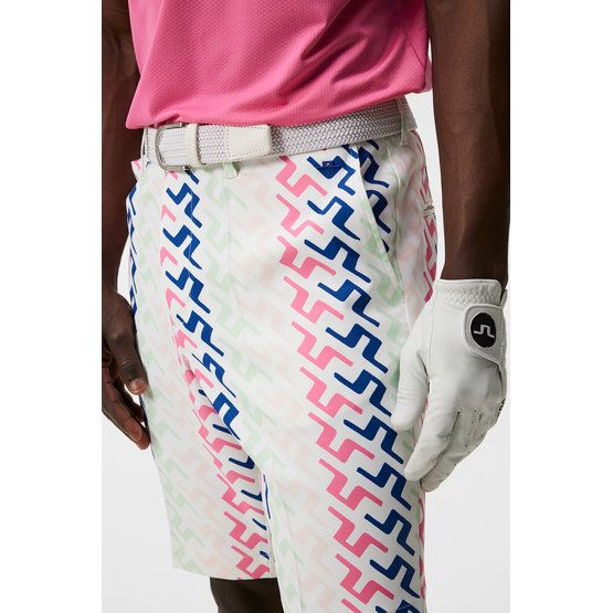 J.Lindeberg Eloy Print Shorts Bermuda Hose weiß von J.LINDEBERG