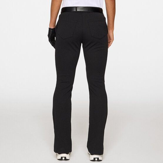 J.Lindeberg Flare Pant lang Hose schwarz von J.LINDEBERG