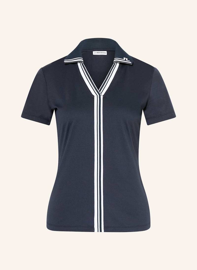 J.Lindeberg Funktions-Poloshirt blau von J.LINDEBERG