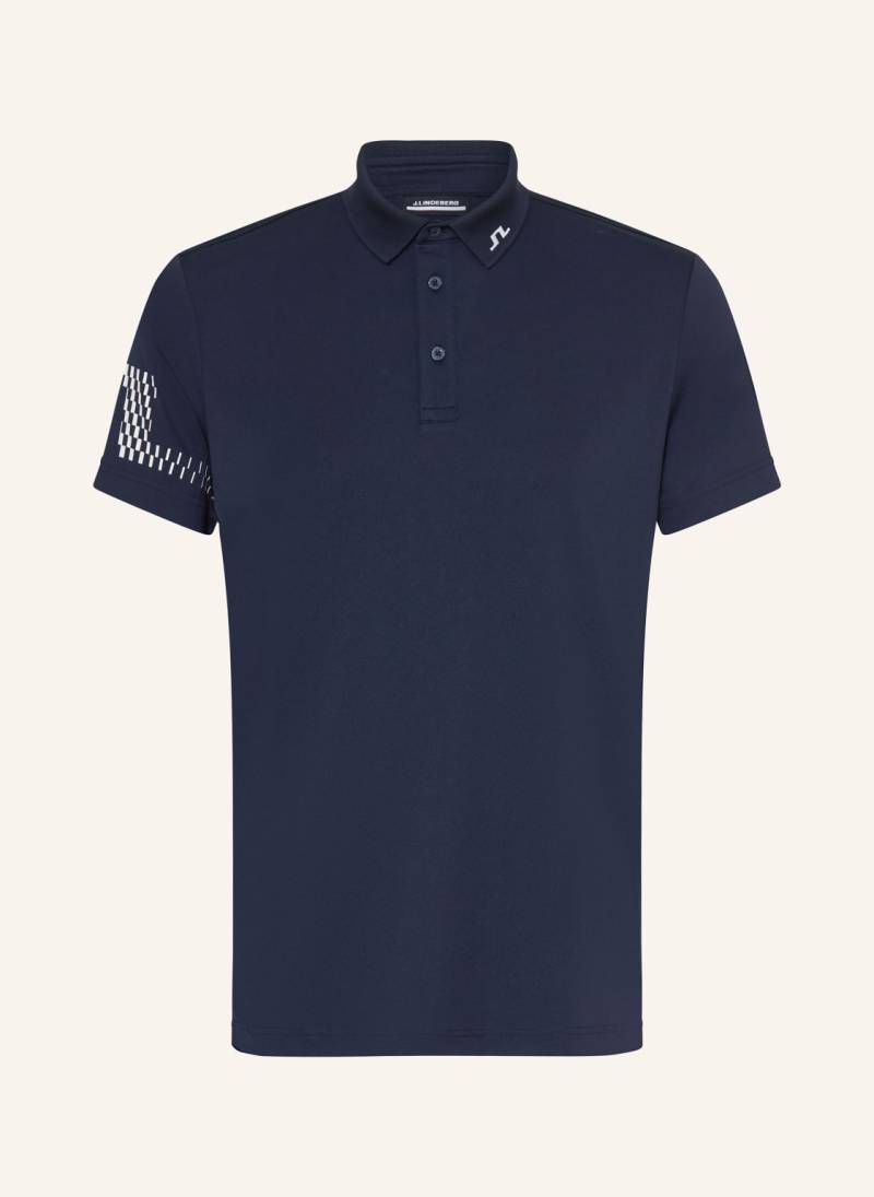 J.Lindeberg Funktions-Poloshirt blau von J.LINDEBERG