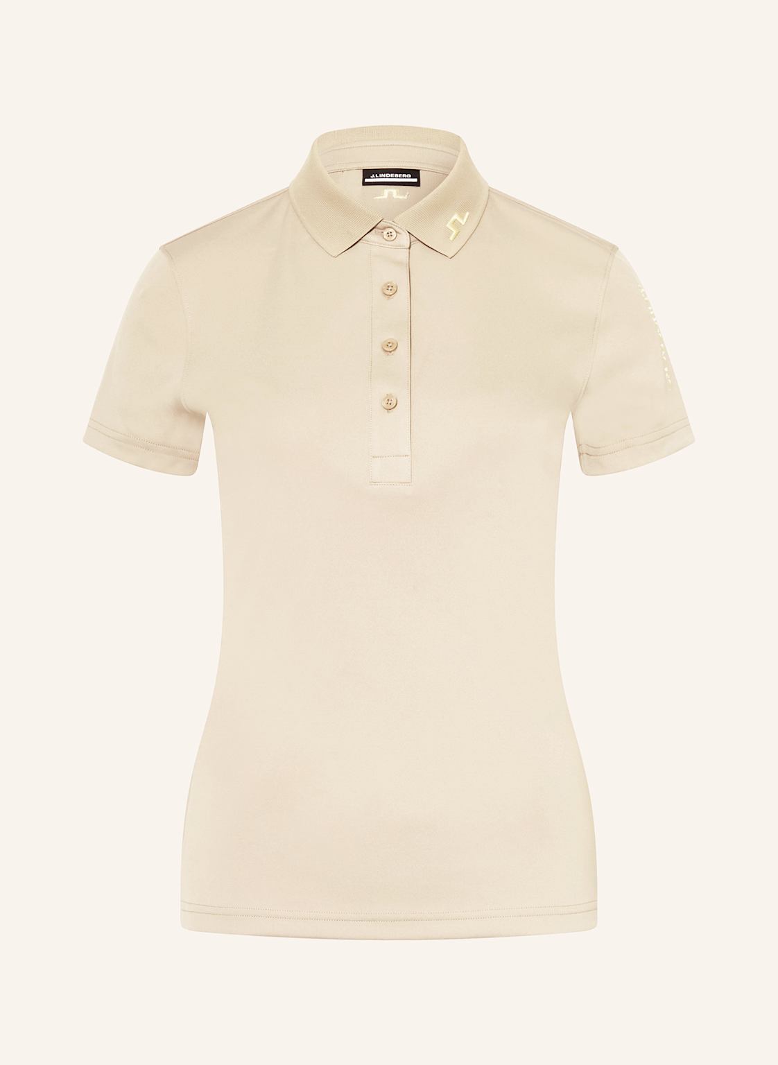 J.Lindeberg Funktions-Poloshirt braun von J.LINDEBERG