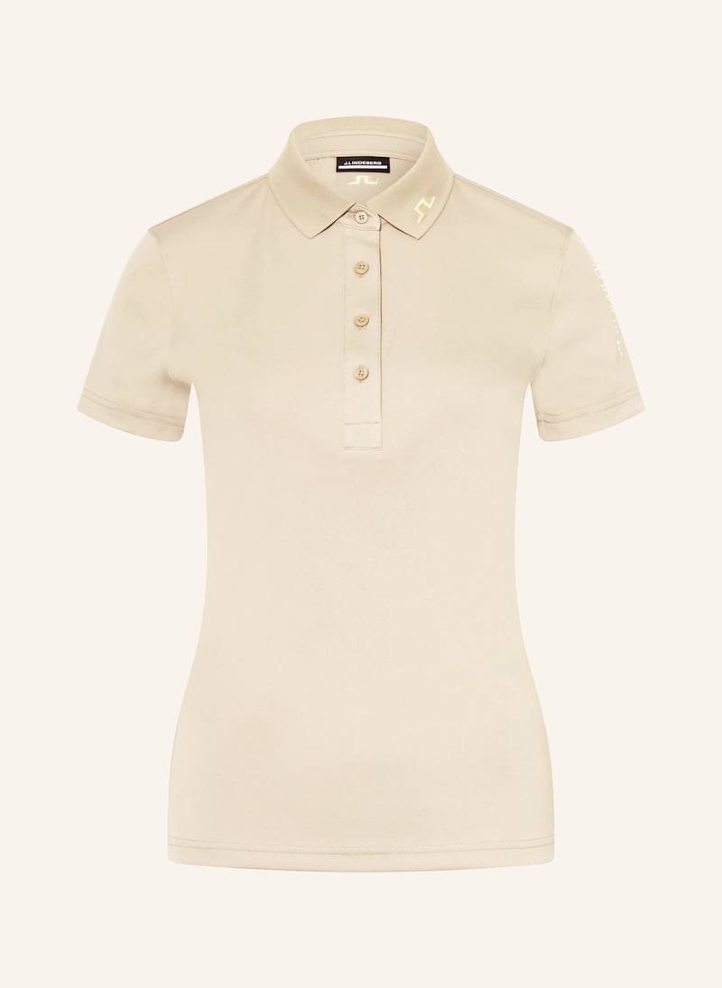 J.Lindeberg Funktions-Poloshirt braun von J.LINDEBERG