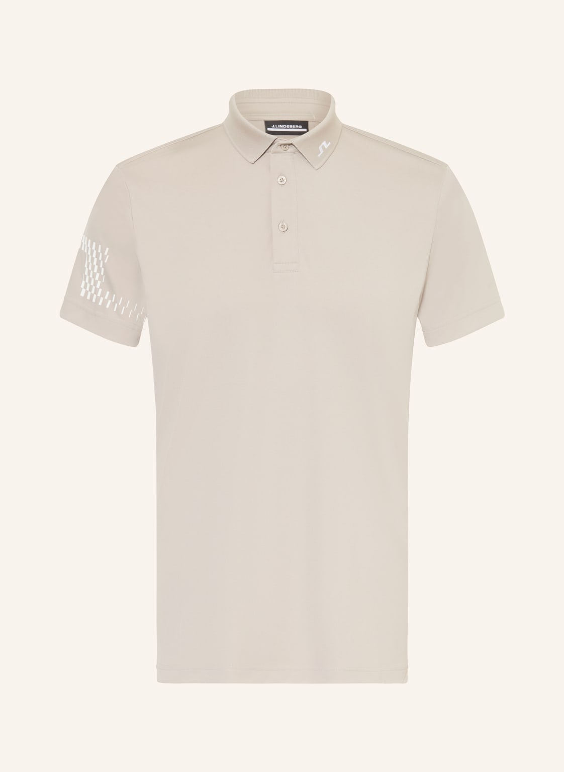 J.Lindeberg Funktions-Poloshirt braun von J.LINDEBERG