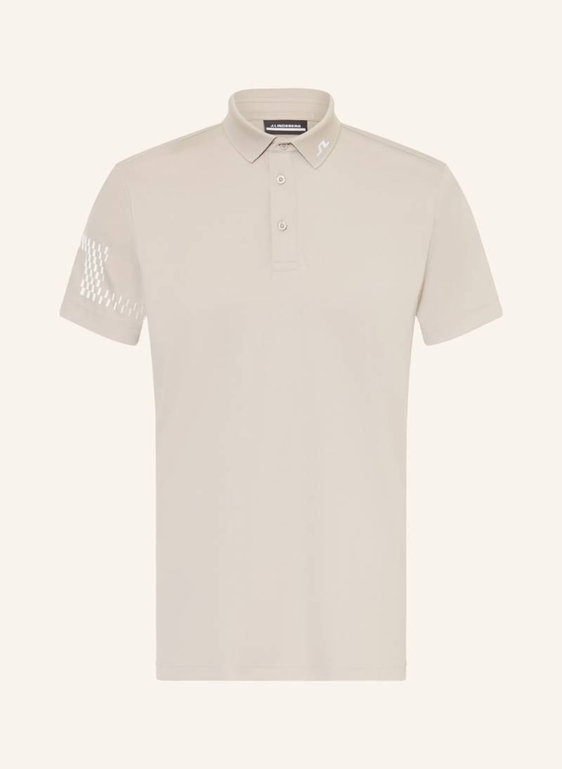 J.Lindeberg Funktions-Poloshirt braun von J.LINDEBERG