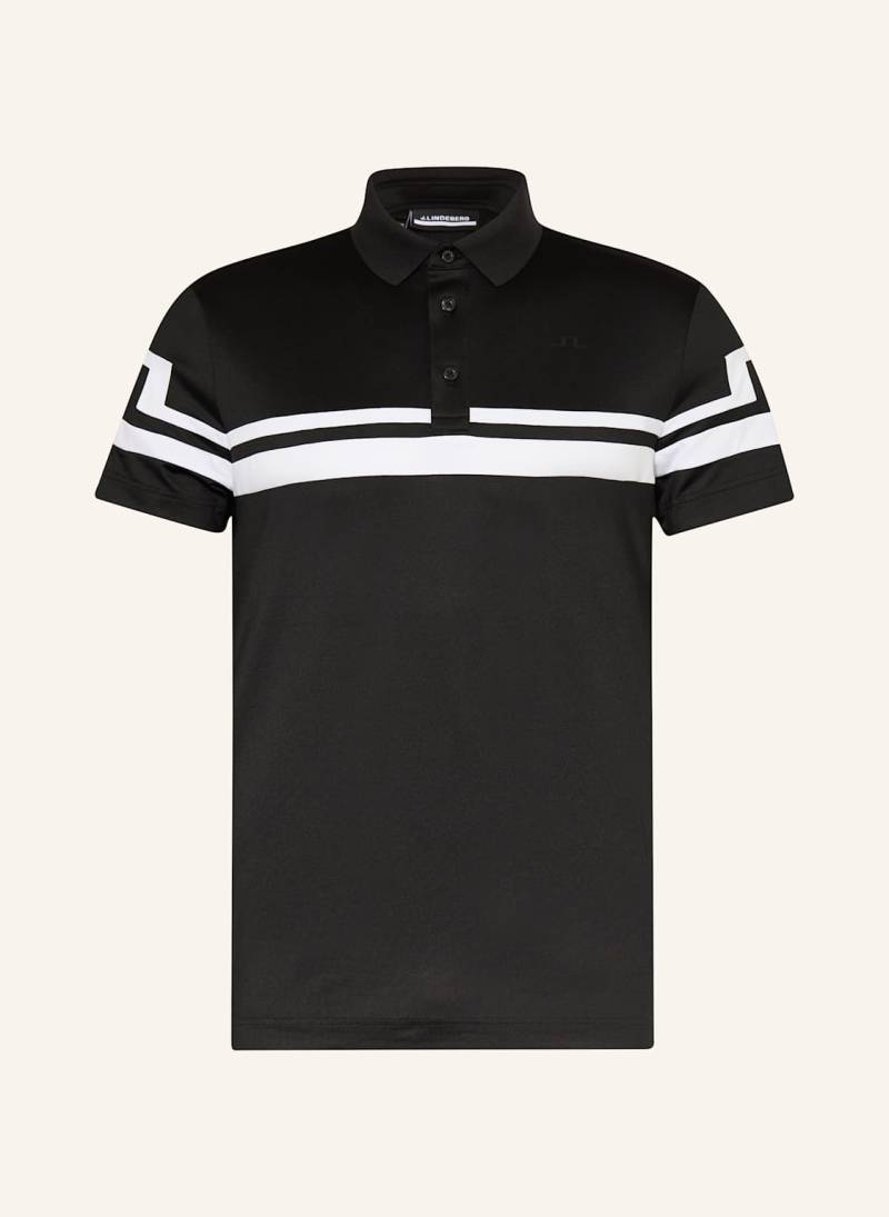 J.Lindeberg Funktions-Poloshirt schwarz von J.LINDEBERG