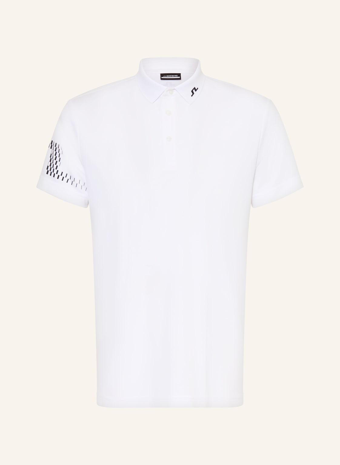 J.Lindeberg Funktions-Poloshirt weiss von J.LINDEBERG