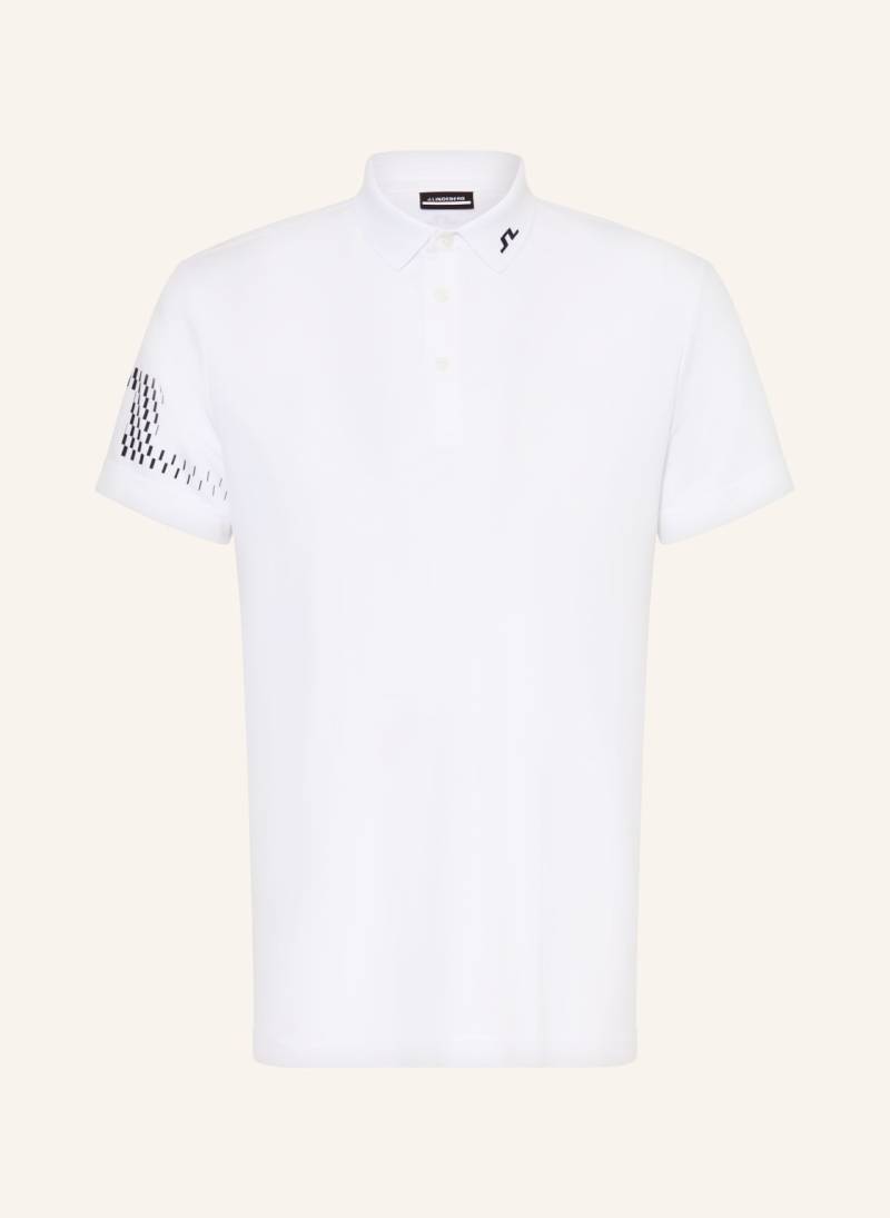 J.Lindeberg Funktions-Poloshirt weiss von J.LINDEBERG