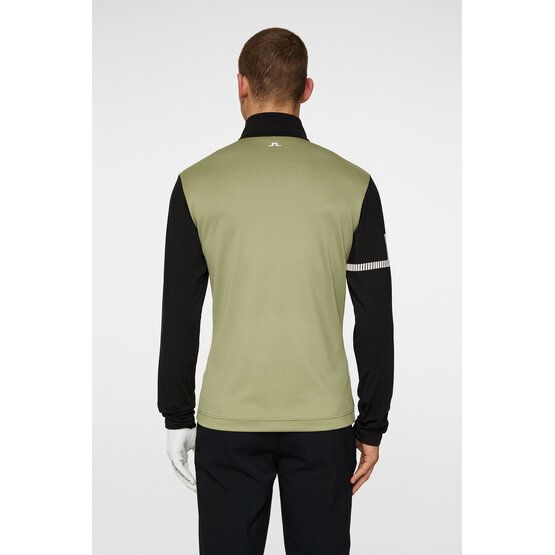 J.Lindeberg Heath Strike Stretch Midlayer oliv von J.LINDEBERG