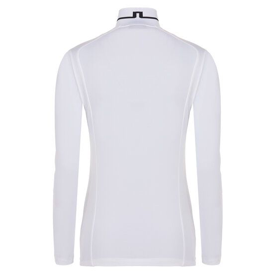 J.Lindeberg Hertta Langarm Polo weiß von J.LINDEBERG