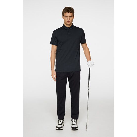 J.Lindeberg JL PRO Halbarm Polo schwarz von J.LINDEBERG