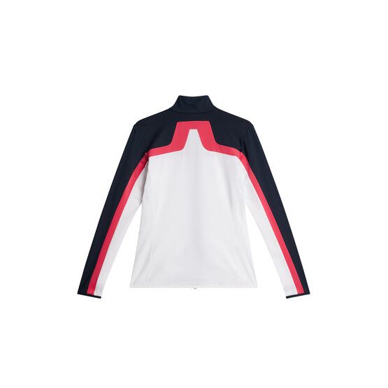 J.Lindeberg Janice Mid Layer GH Stretch Jacke weiß von J.LINDEBERG