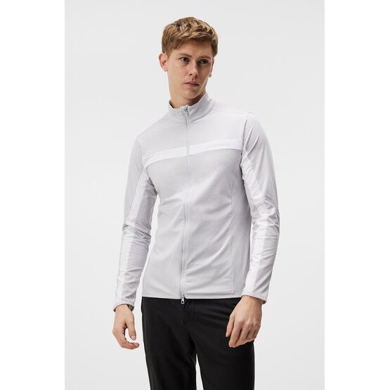 J.Lindeberg Jarvis Mid Layer Stretch Jacke hellgrau von J.LINDEBERG
