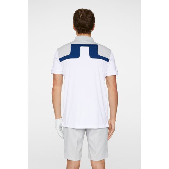 J.Lindeberg Jeff Halbarm Polo grau von J.LINDEBERG