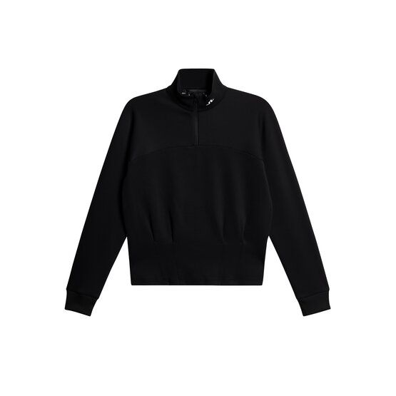 J.Lindeberg Jodi Quarter Zip Sweatshirt Stretch Midlayer schwarz von J.LINDEBERG