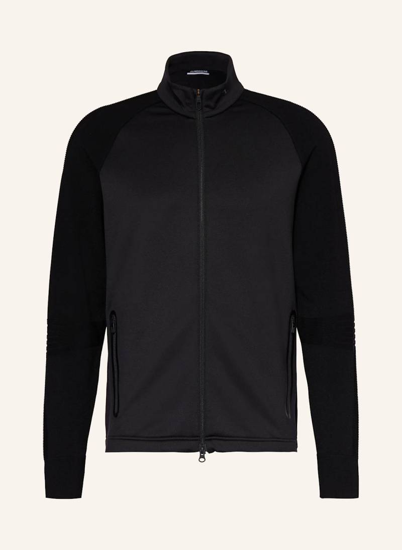 J.Lindeberg Midlayer-Jacke Im Materialmix schwarz von J.LINDEBERG